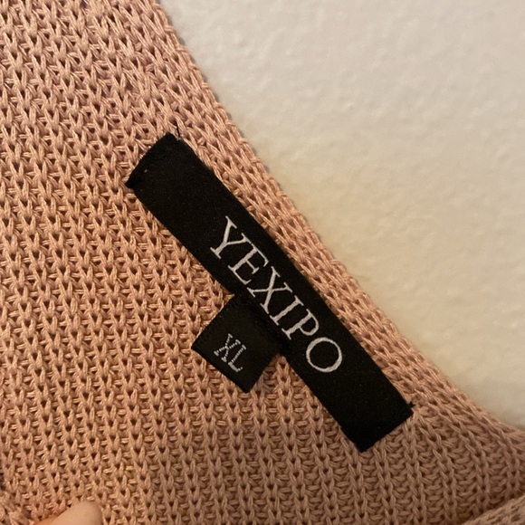 Yexipo Soft Brown Knitted Tank Top [Size: XL] - Picture 3 of 4